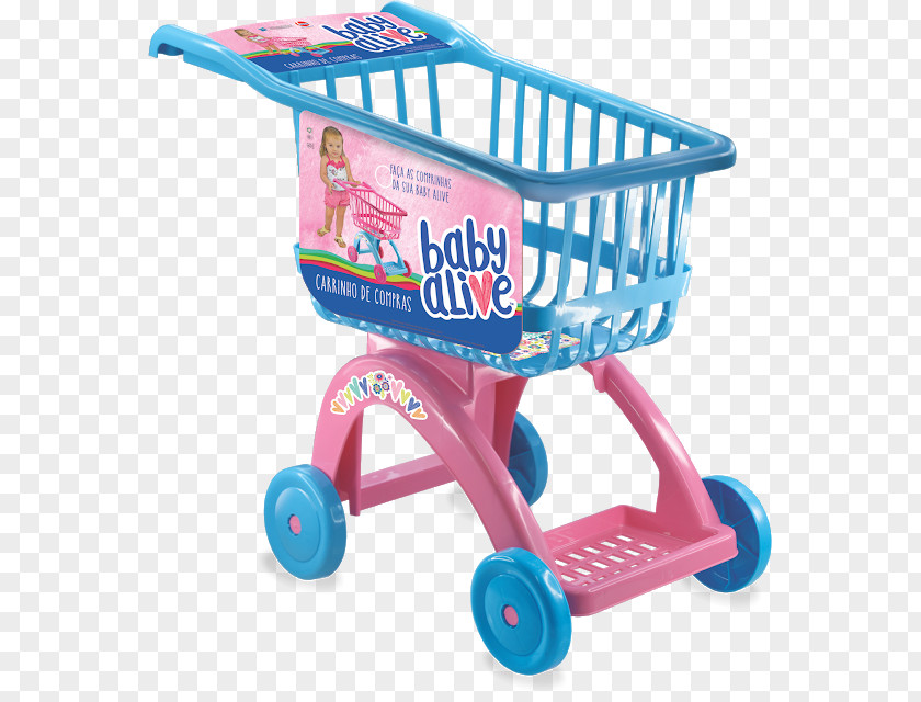 Doll Baby Alive Shopping Cart Infant PNG