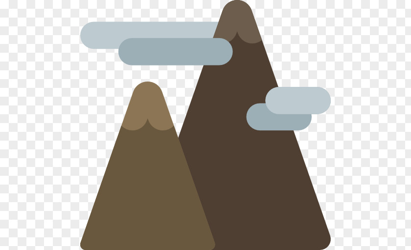 Mountain Peak Flag Icon PNG