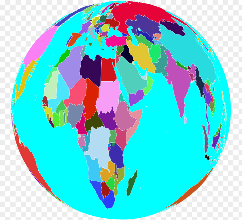 Abstract Black Earth Globe World Map Clip Art PNG