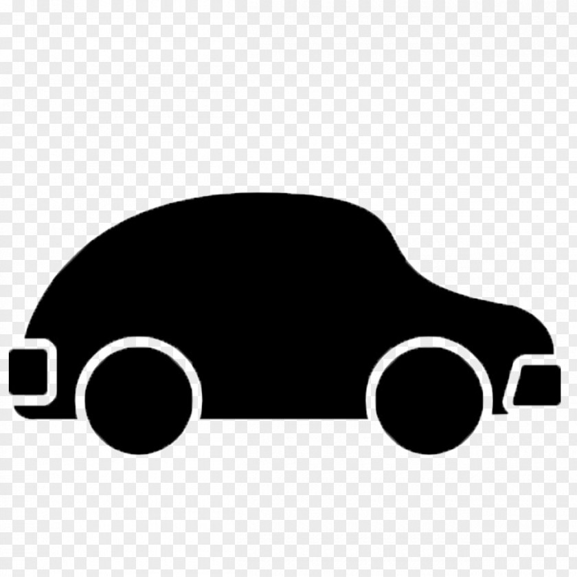 Car Silhouette Side View Psd PNG