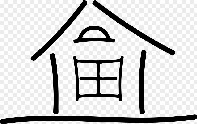 House Line Art Drawing Clip PNG