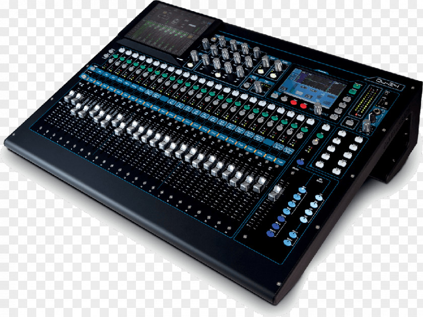 Microphone Audio Mixers Allen & Heath QU-24 Chrome Edition QU-16 Digital Mixing Console QU-32 PNG