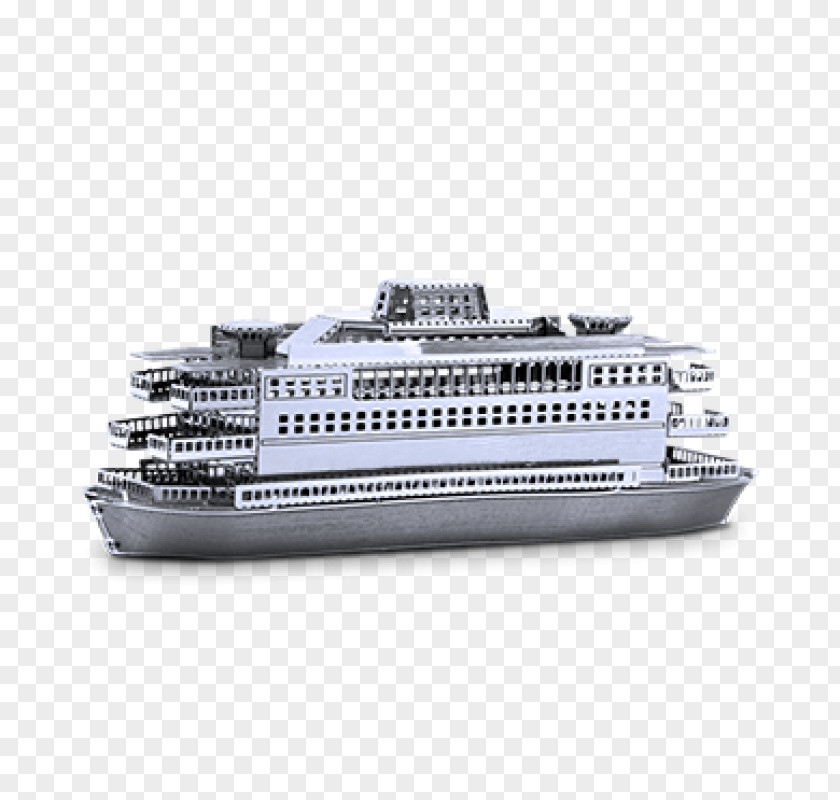 Ship Ferry Metal Laser Cutting Plastic Model PNG