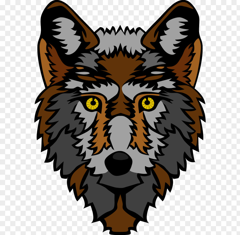 Wolf Vector Art Animation Drawing Black Clip PNG