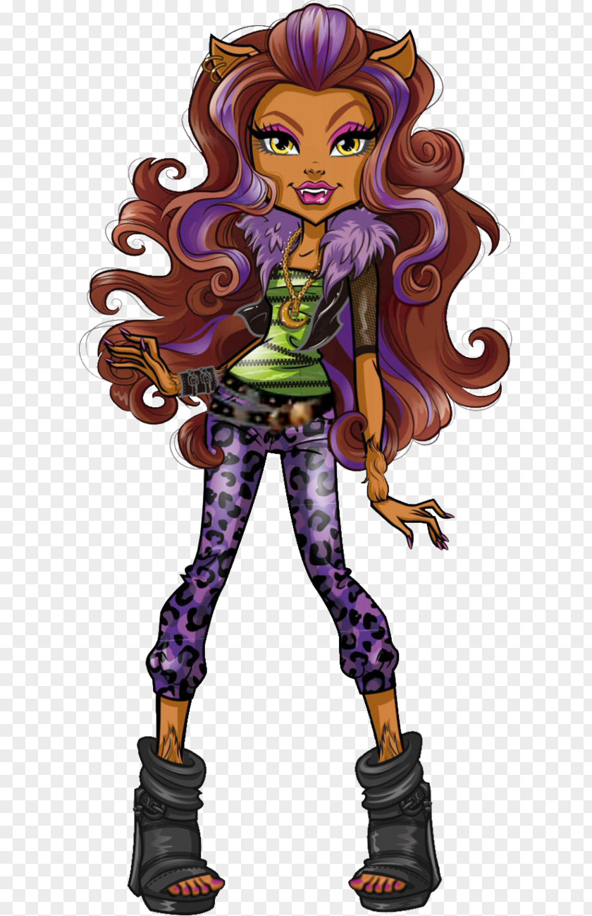 Youtube Clawdeen Wolf Frankie Stein Cleo DeNile Gray Monster High PNG