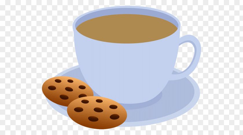Coffe Tea Chocolate Chip Cookie Coffee Biscuit Clip Art PNG