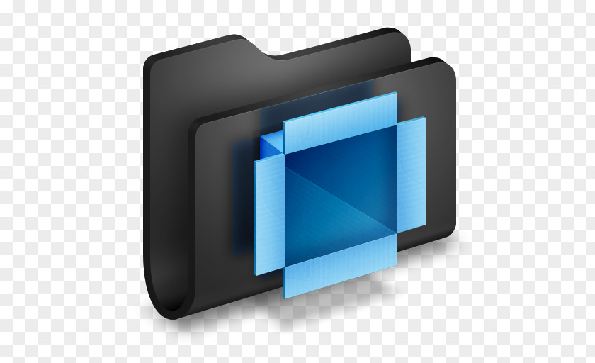 Dropbox Black Folder Angle Display Device Multimedia Font PNG