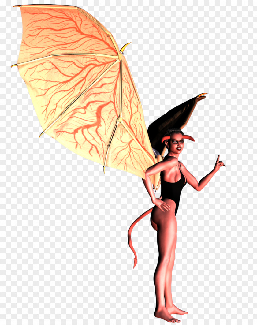 Hell Beast Fairy Illustration Umbrella PNG