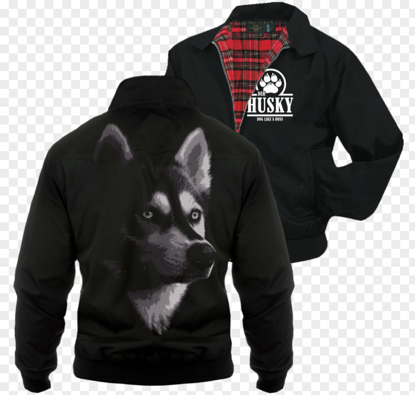 Husky Dog Hoodie T-shirt Harrington Jacket Clothing PNG