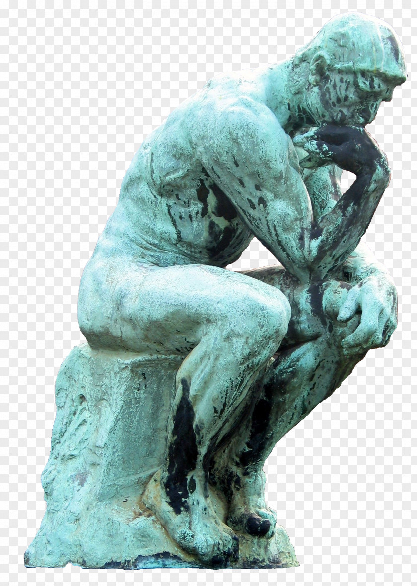 Thinking Man The Thinker Logical Reasoning Thought PNG