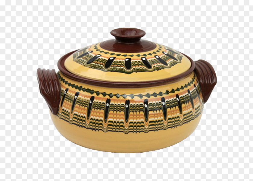 Yellow Sale Ceramic Pottery Bowl Lid PNG