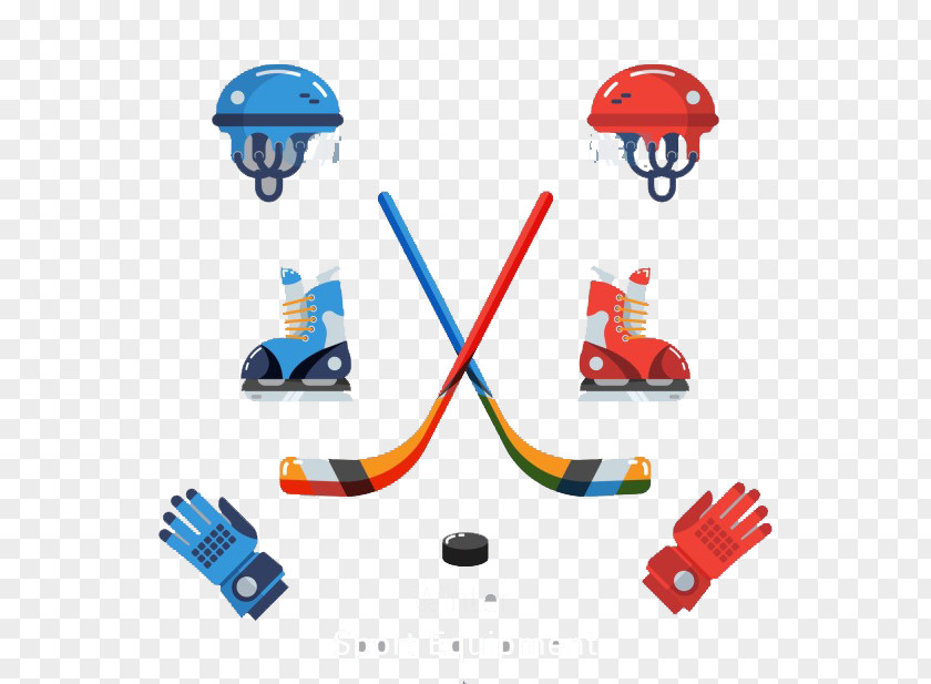 Hockey Elements Ice Glove Sports Equipment PNG