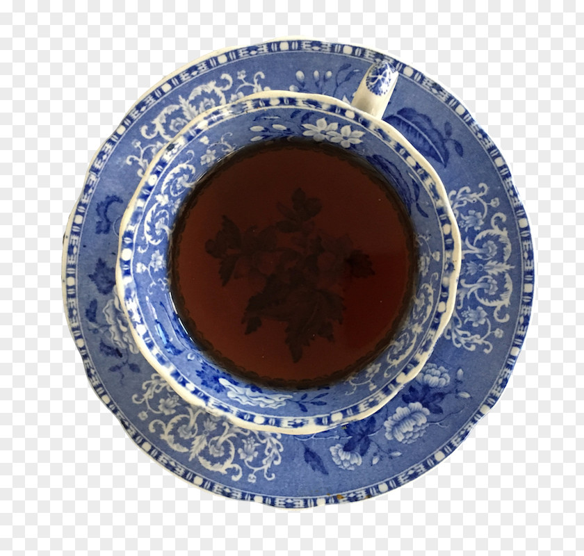 Teacup Changing Times Akasha's Journey Spirituality Cobalt Blue Soul PNG