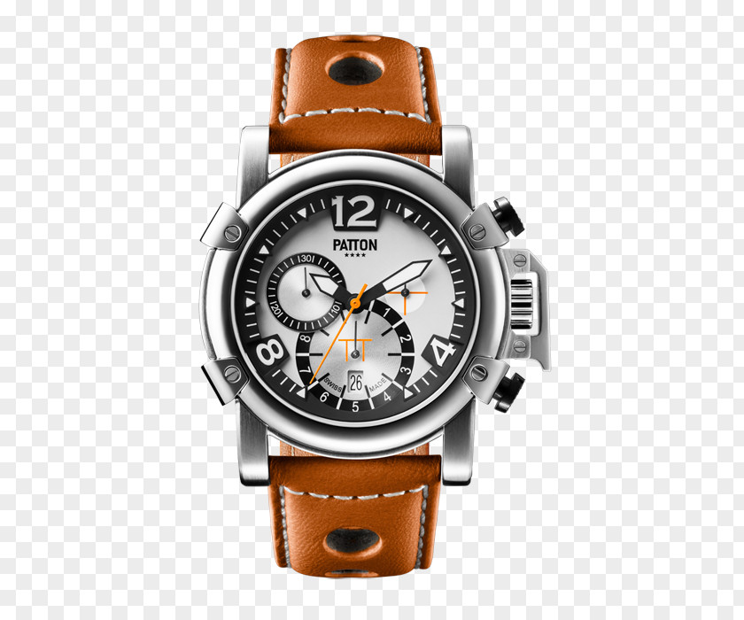 Watch Automatic Chronograph Strap Fossil Men's Townsman PNG