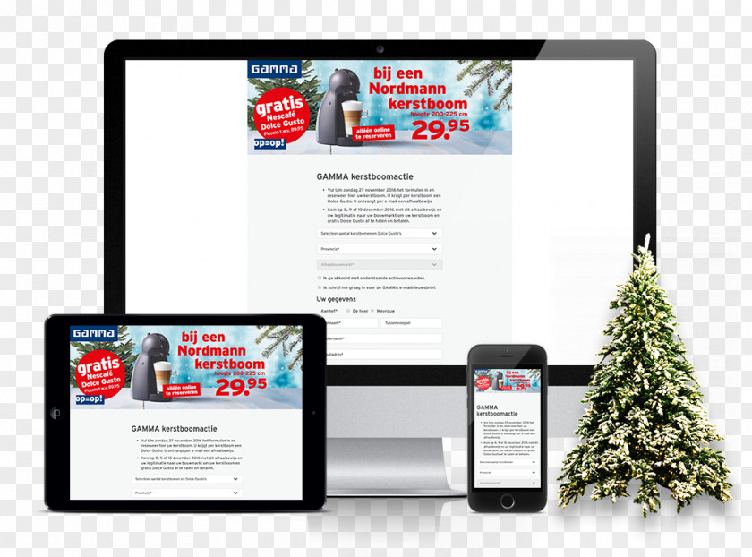 Christmas Card Display Advertising Tree PNG