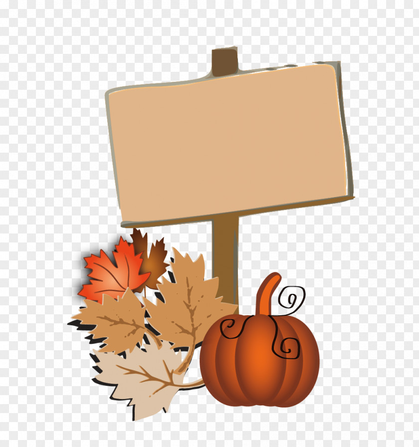 Halloween Pumpkin Leaves Billboard Autumn Leaf Color Clip Art PNG