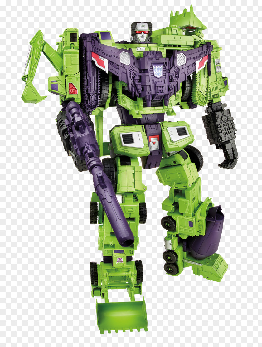 Transformers Devastator Scrapper Bonecrusher Constructicons PNG