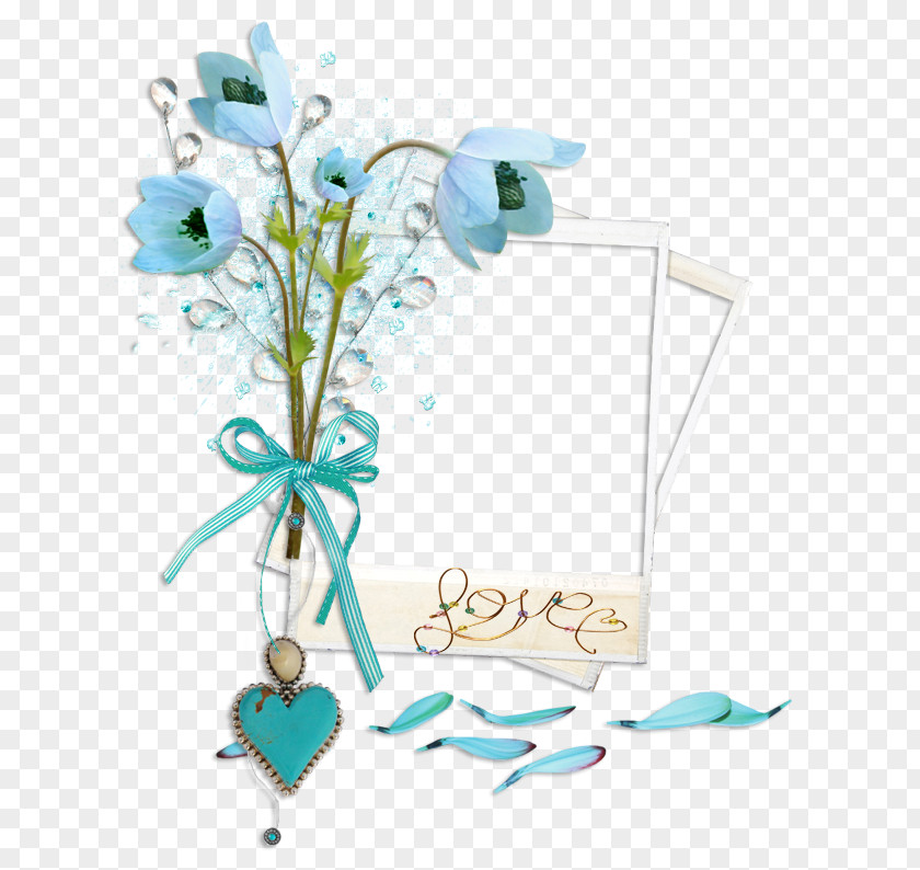 Flower Plant Turquoise Aqua Teal PNG
