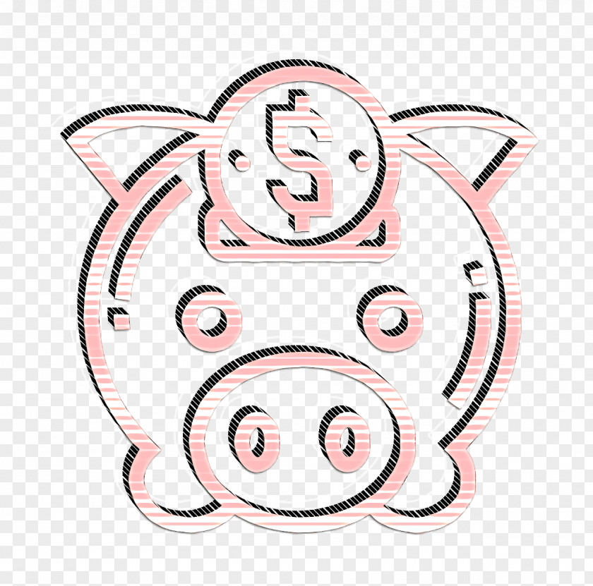 Money Icon Piggy Bank Accounting PNG