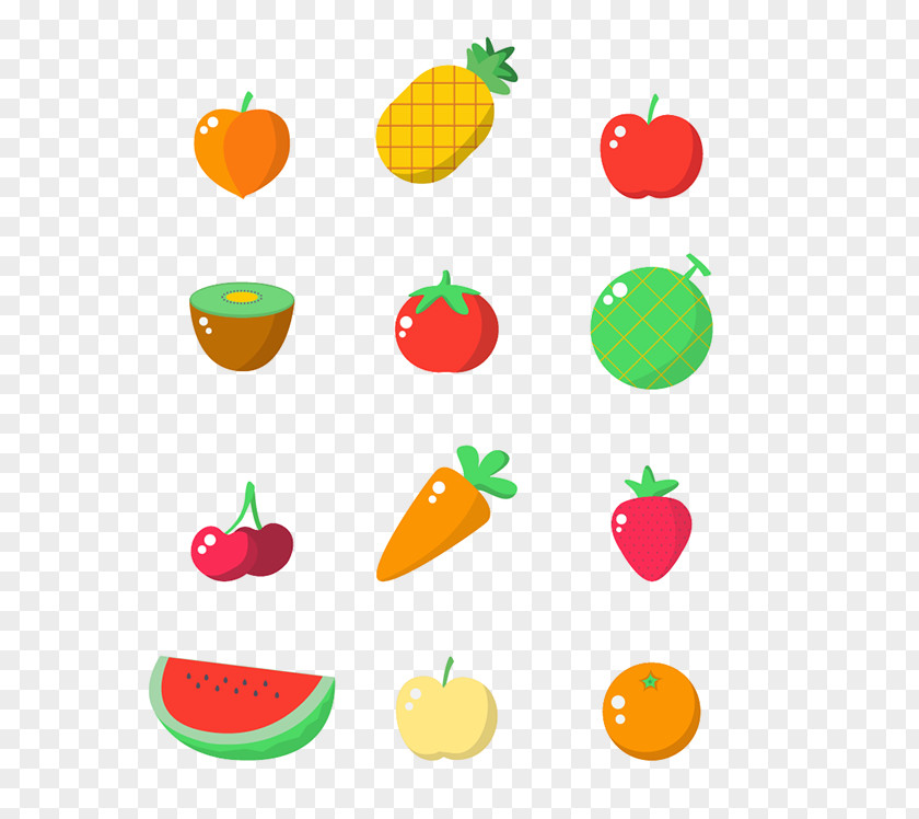 Seedless Fruit Sticker Food Background PNG