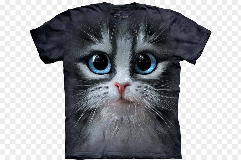 T-shirt Kitten Cheshire Cat Abyssinian PNG