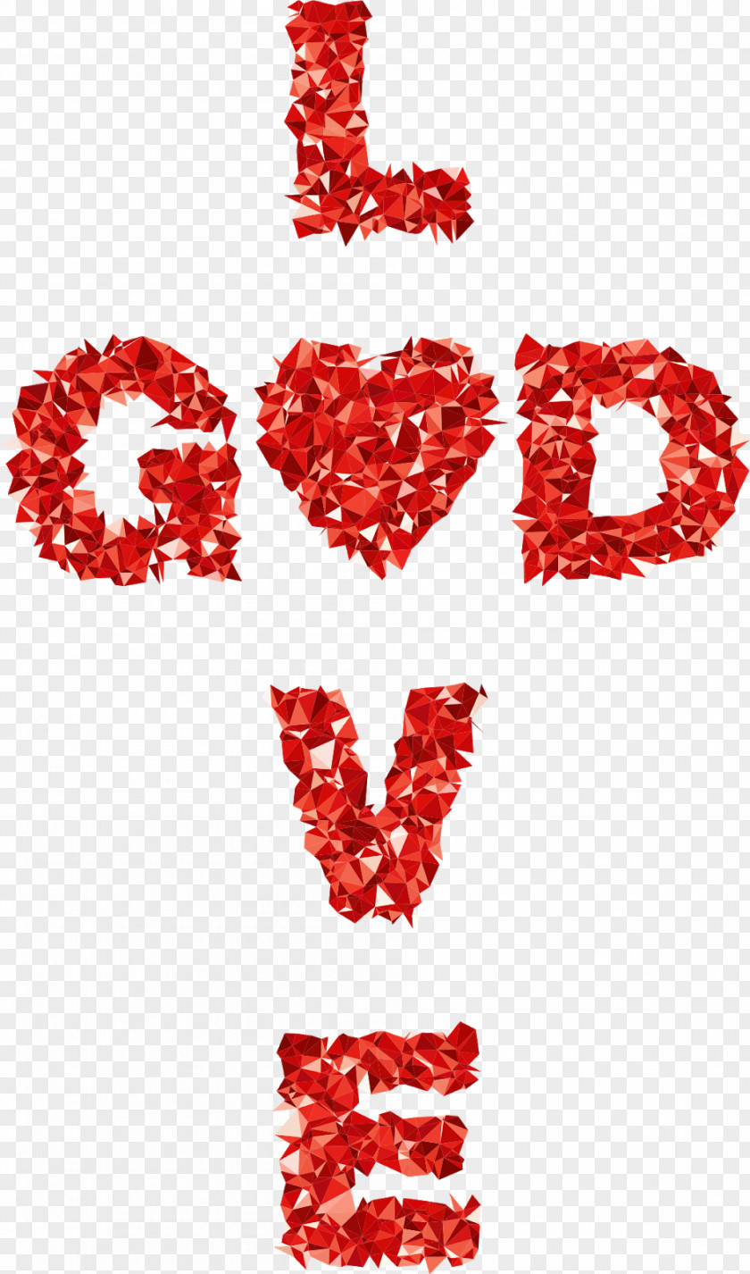 Valentines Day Red Love Background Heart PNG