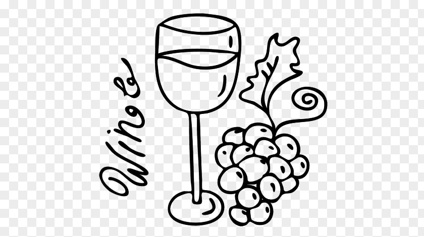 Wine Glass Drawing Bottle Coloring Book PNG