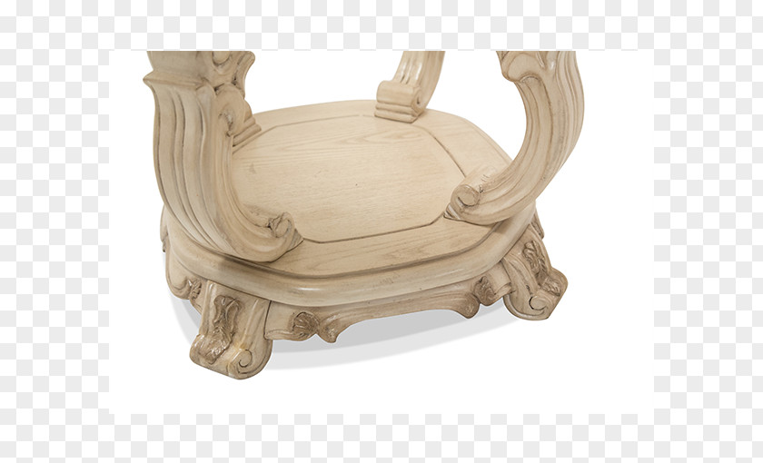 Wooden Sofa Table Champagne Wood PNG