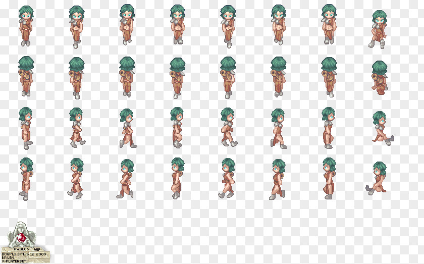 2d Game Character Sprites Sprite Template Animation OpenGameArt.org 2D Computer Graphics PNG