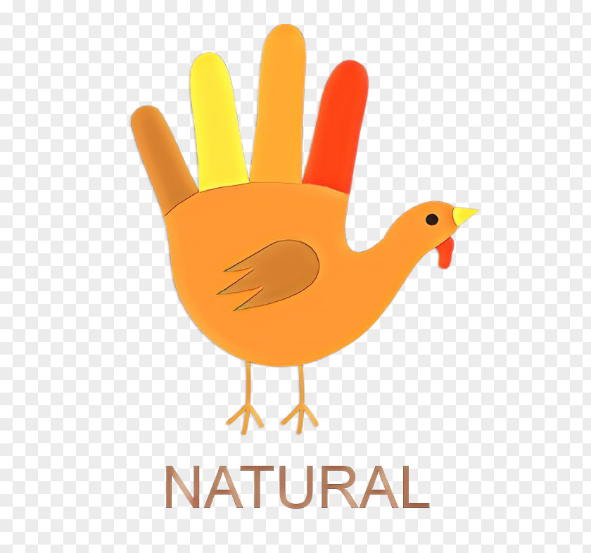 Finger Hand Thanksgiving Turkey Logo PNG