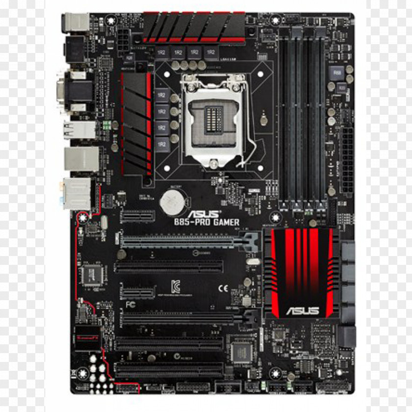 LGA 1150 Intel Motherboard ASUS B85-PRO GAMER PNG