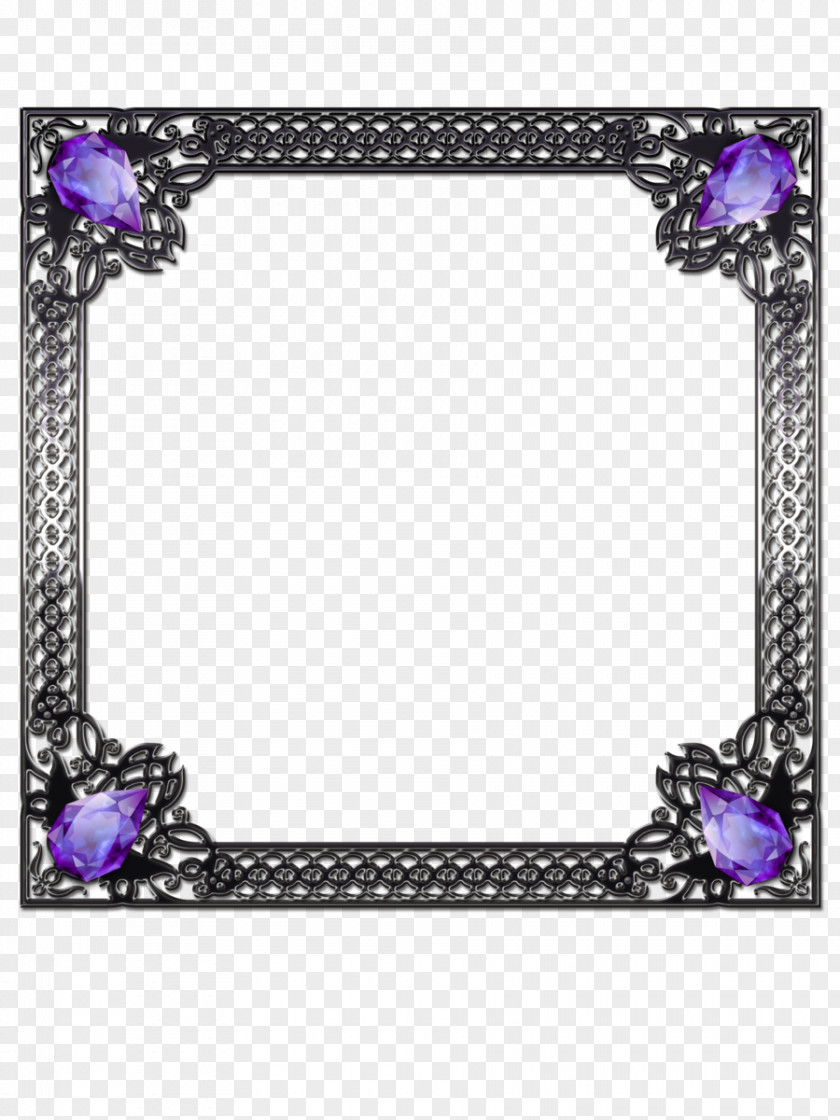 Purple Frame Picture Frames Ornament Wallpaper PNG