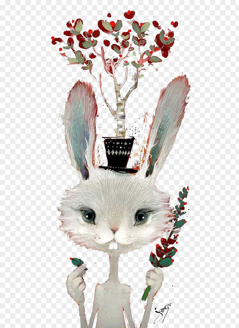 Rabbit Illustrator Illustration PNG