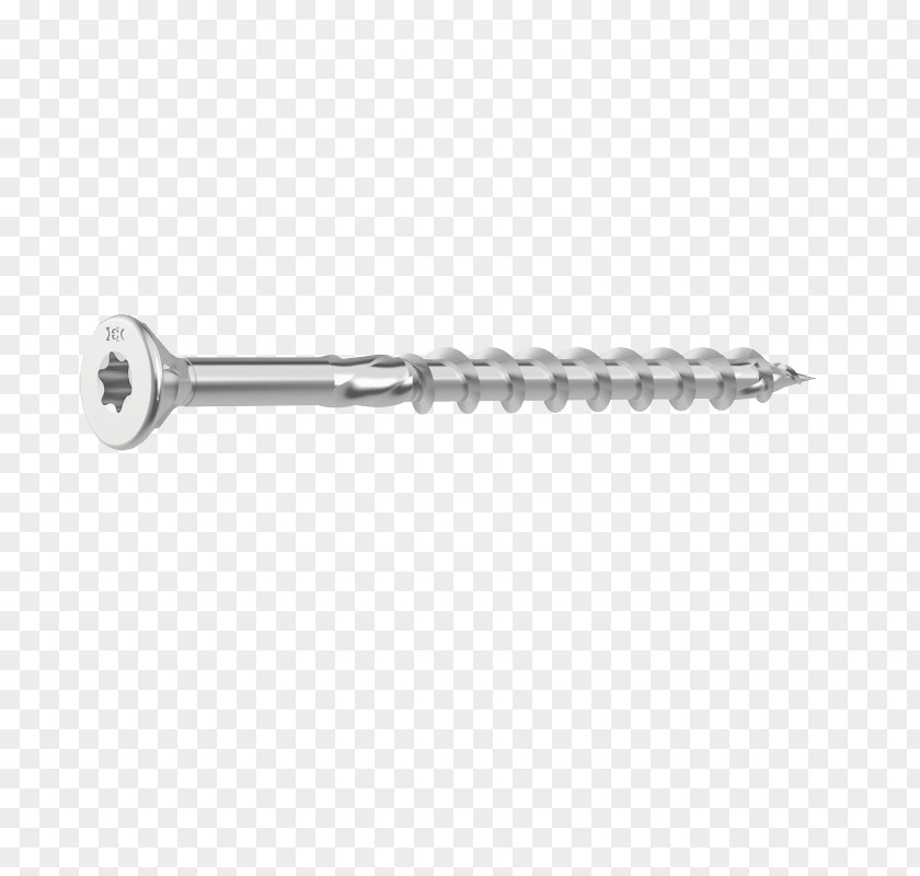 Vis Design Screw Thread Stainless Steel Wood PNG