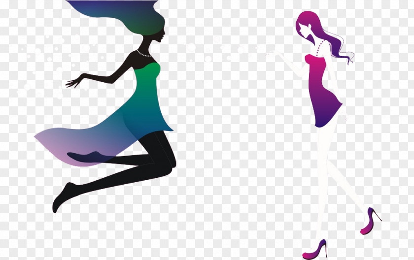 Animation Silhouette Violet PNG