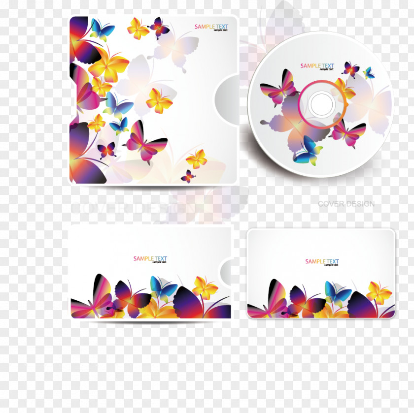 CD Cover Vector Material Art Album PNG