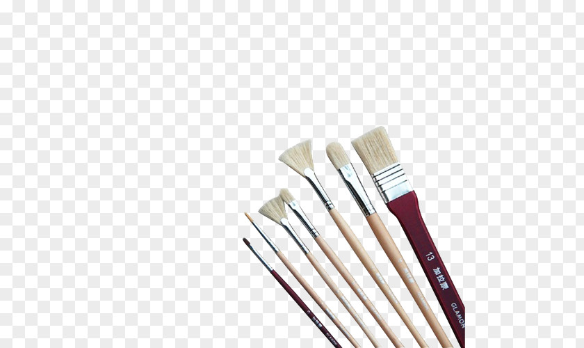 Set Of Chalk Paper Paintbrush Sidewalk Pen PNG