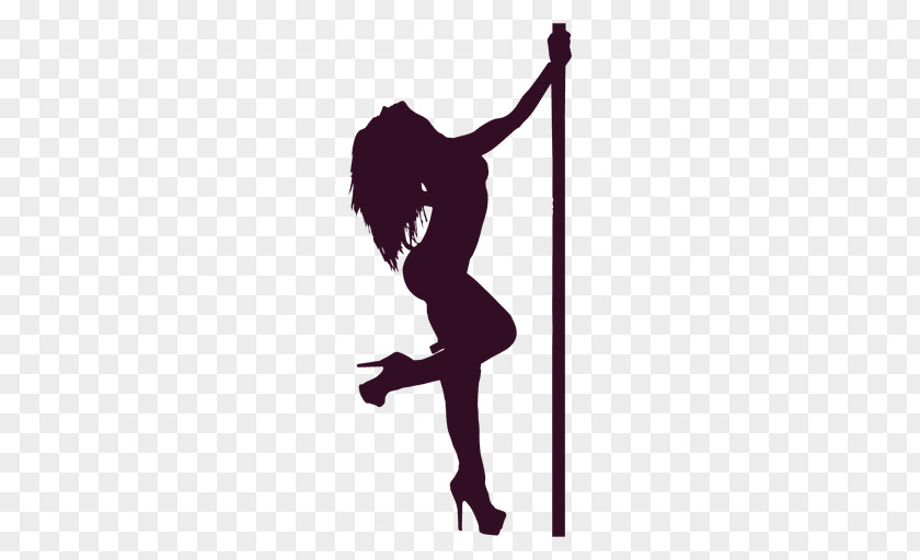 Silhouette Pole Dance Poster Performing Arts PNG