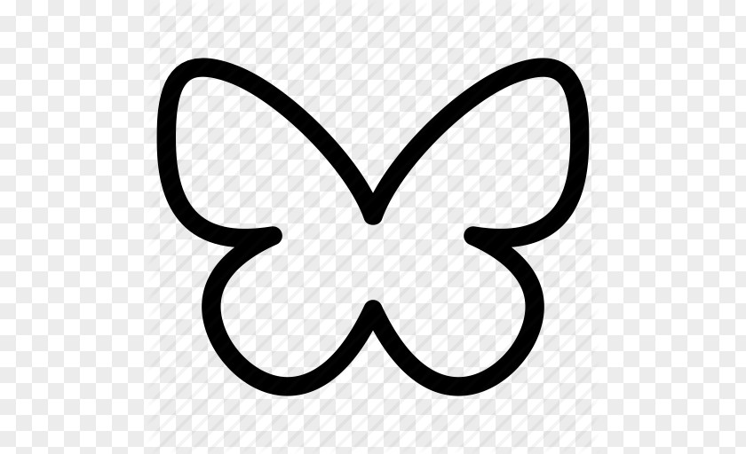 Butterfly Outline Download Caterpillar PNG