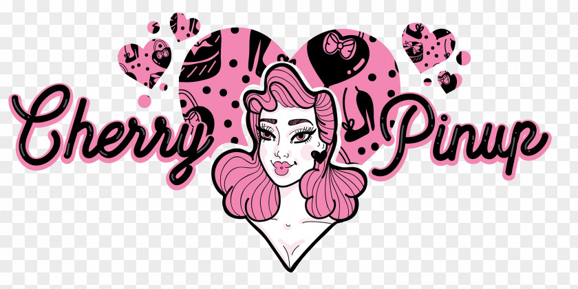 Retro Style Pin-up Girl Vintage Clothing Rockabilly PNG style girl clothing Rockabilly, lipstick Heart clipart PNG