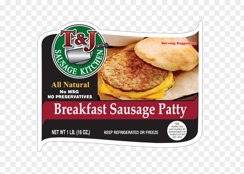 Sausage Patties Junk Food Breakfast Bratwurst Recipe PNG