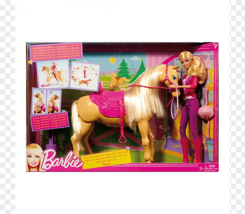 Barbie Doll Toy Mattel Horse PNG
