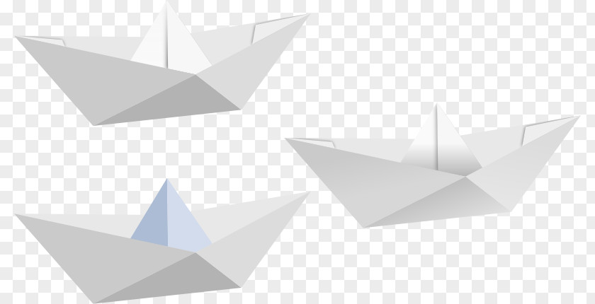 Boat Origami Paper Clip Art PNG