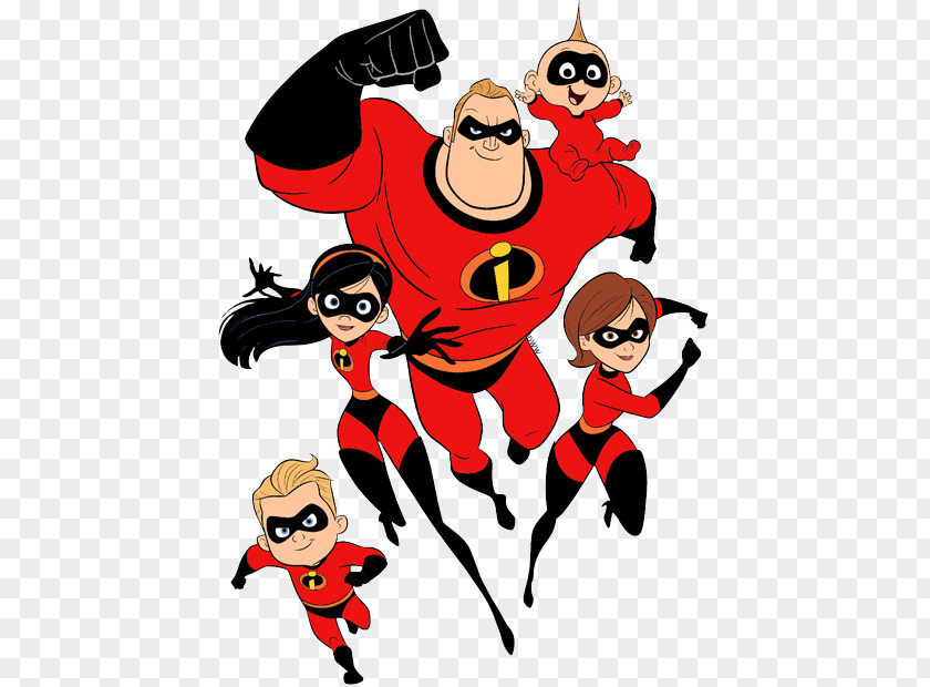 Dash And Violet Mr. Incredible Parr Elastigirl Jack-Jack PNG