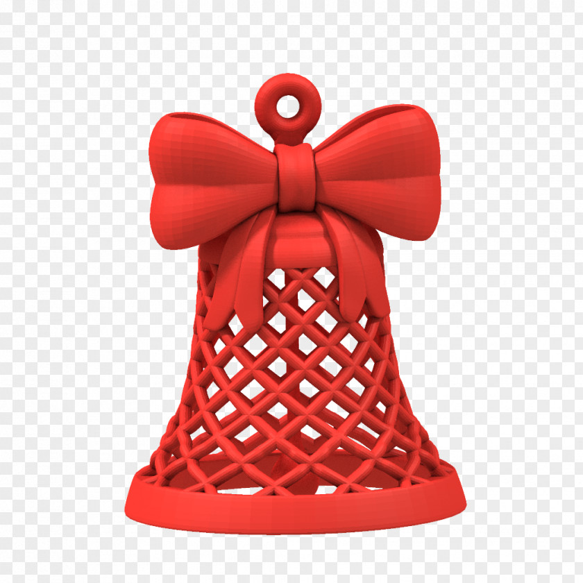 Decorative Bell Christmas Ornament PNG