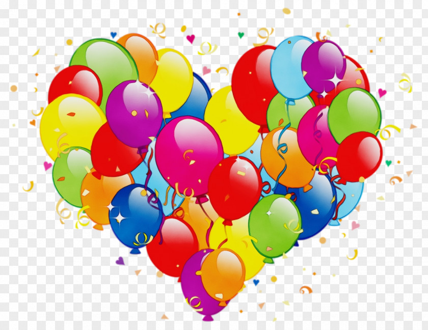 Heart Party Supply Balloon PNG