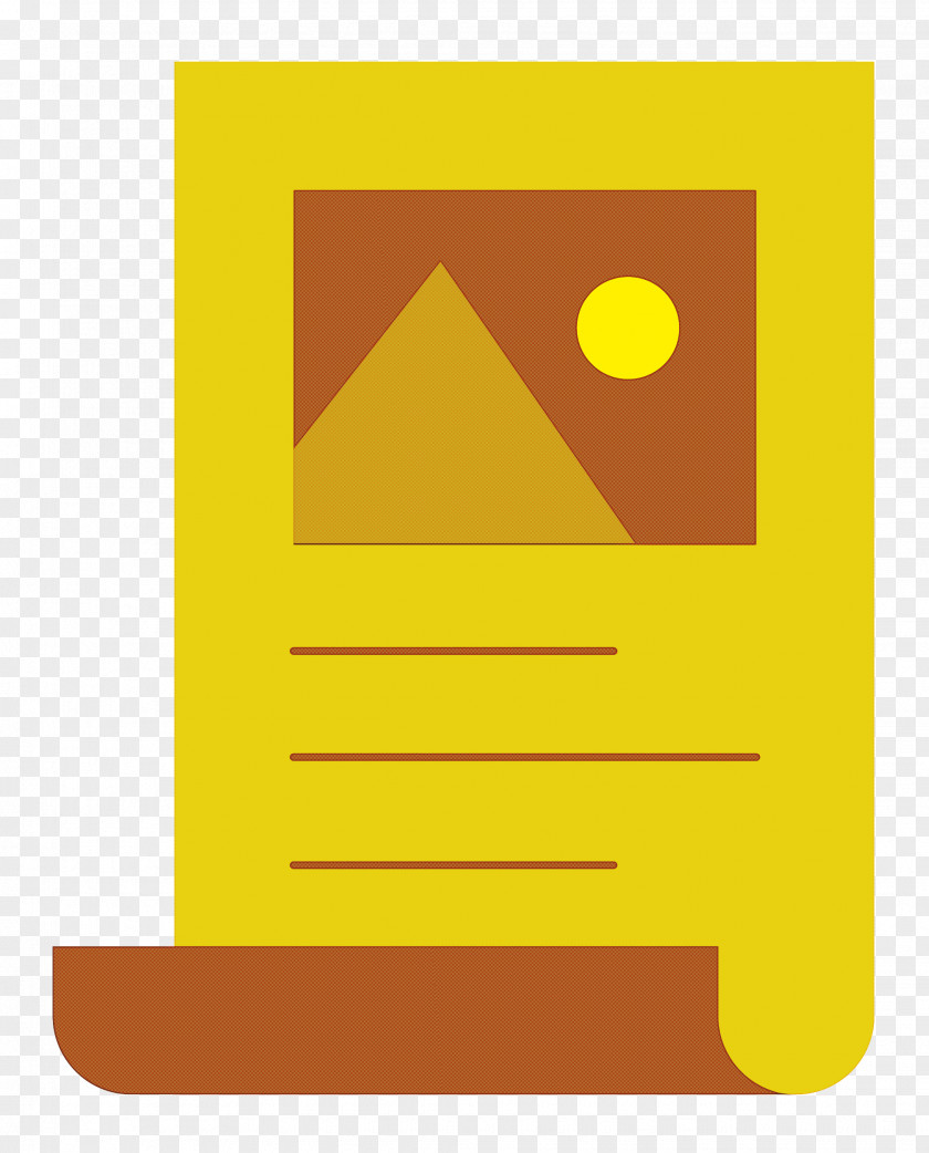 Symbol Yellow Font Line Icon PNG