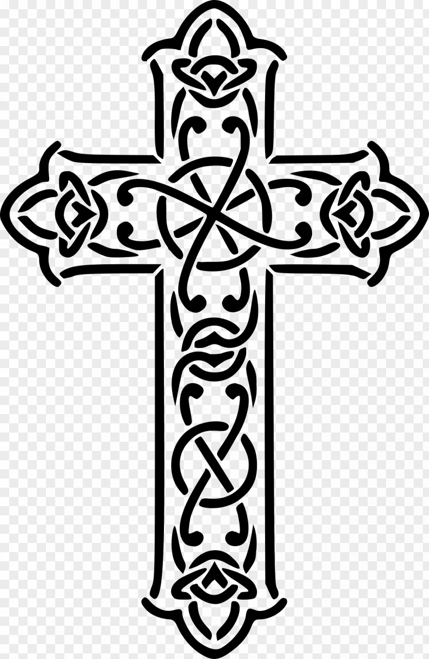 Christian Cross Celtic Knot Crucifix Art PNG