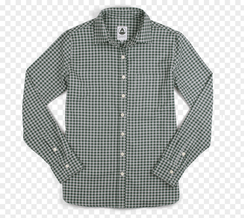 Dress Shirt Plaid Sleeve Button PNG