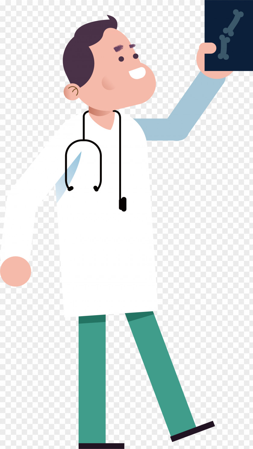 The Doctor With Film Euclidean Vector Illustration PNG